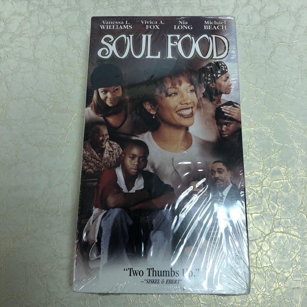 VHS Movie Soul Food Vanessa Williams , Vivica, Fox Nia Long New Factory SEALED